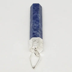 Sodalite Cap Pencil Pendant