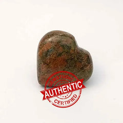 Unakite Healing Crystal Heart Stone