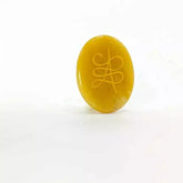 Yellow Aventurine Zibu Symbol Coin