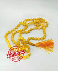 Yellow Calcite Mala