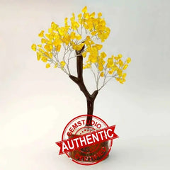 Yellow Citrine Gemstone Tree