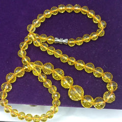 Yellow Citrine Mala
