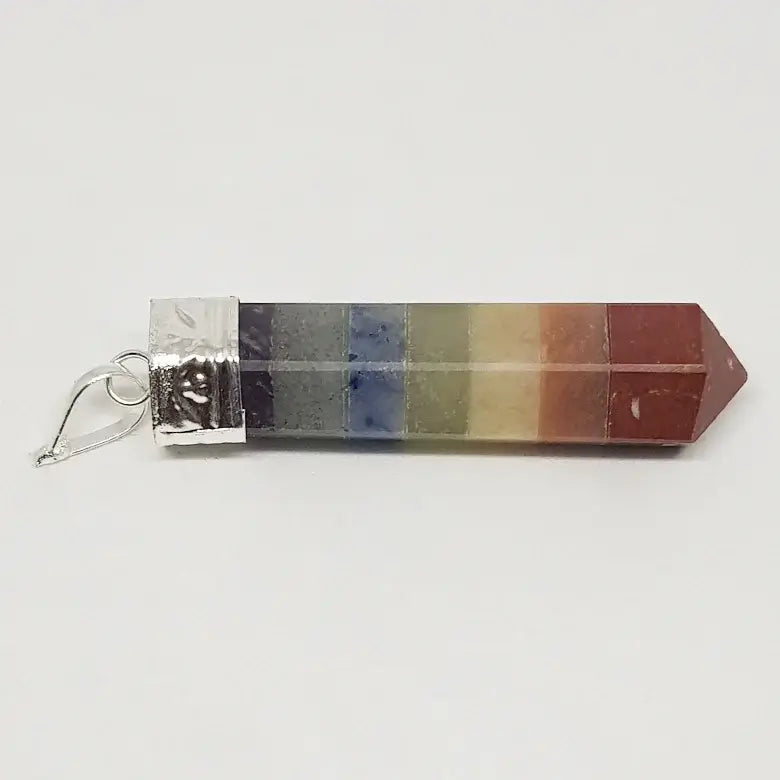 7 Chakra Cap Pencil Pendant