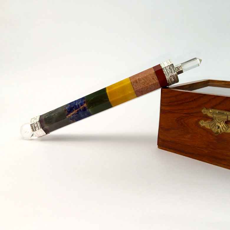 7 Chakra Healing Stone Wand