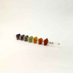 7 Chakra Pyramid Healing Stone Wand