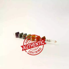 7 Chakra Pyramid Healing Stone Wand