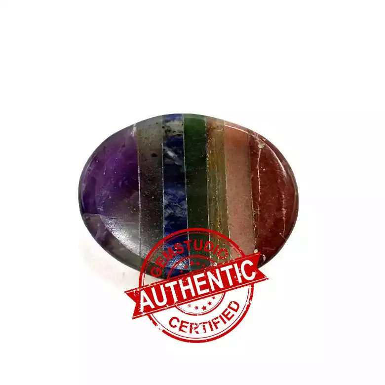 7 Chakra Worry Stone