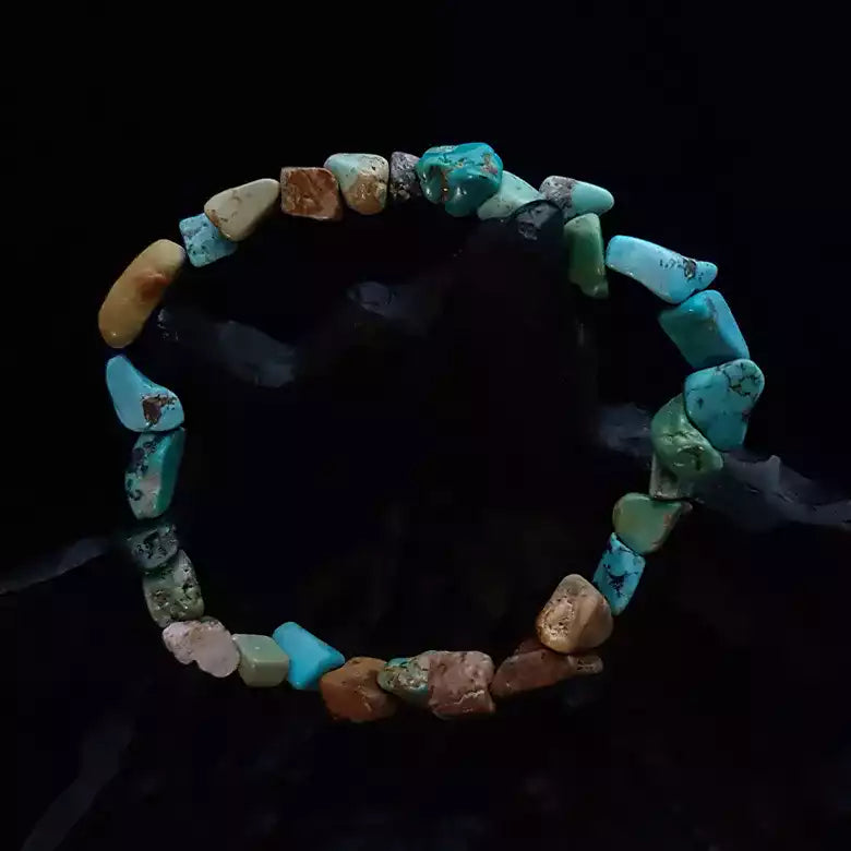 African Turquoise Tumble Bracelet