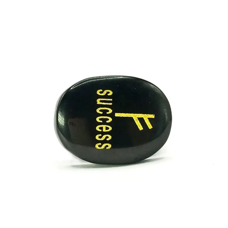 Black Agate Success Coin