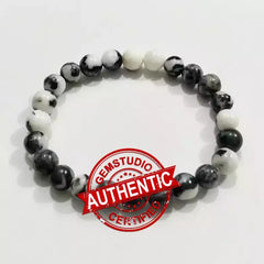Black White Jasper Bracelet