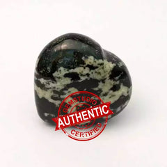 Black White Tourmaline Healing Crystal Heart Stone