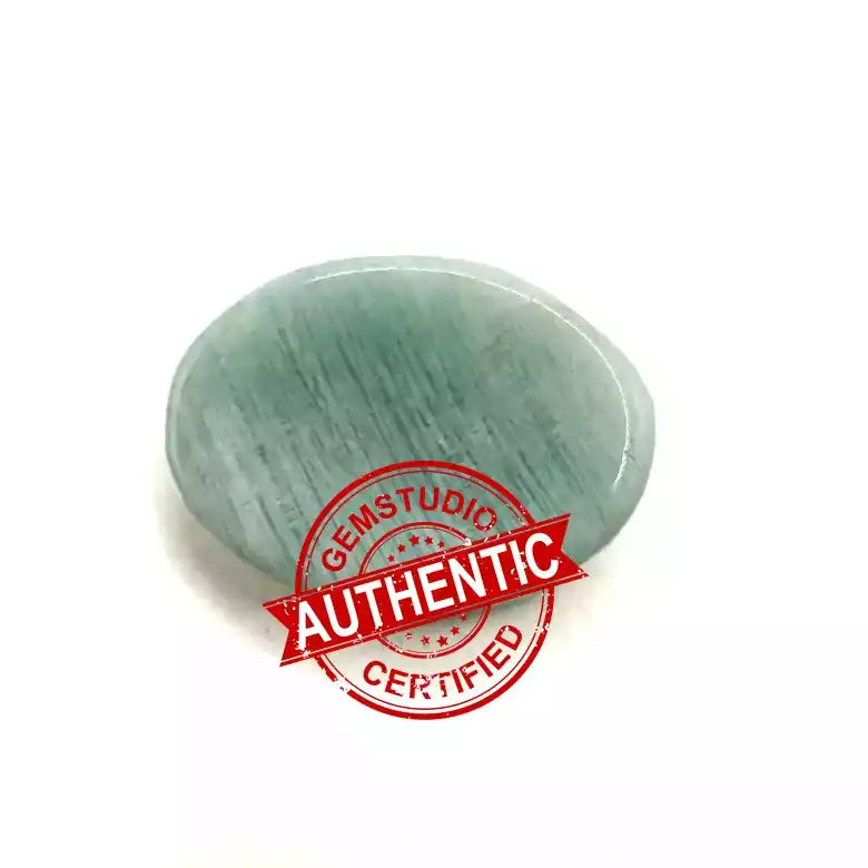 Blue Amazonite Worry Stone