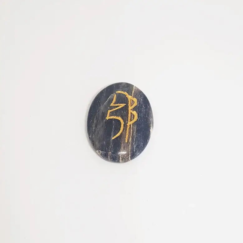 Blue Aventurine Reiki Symbol Healing Stones Set