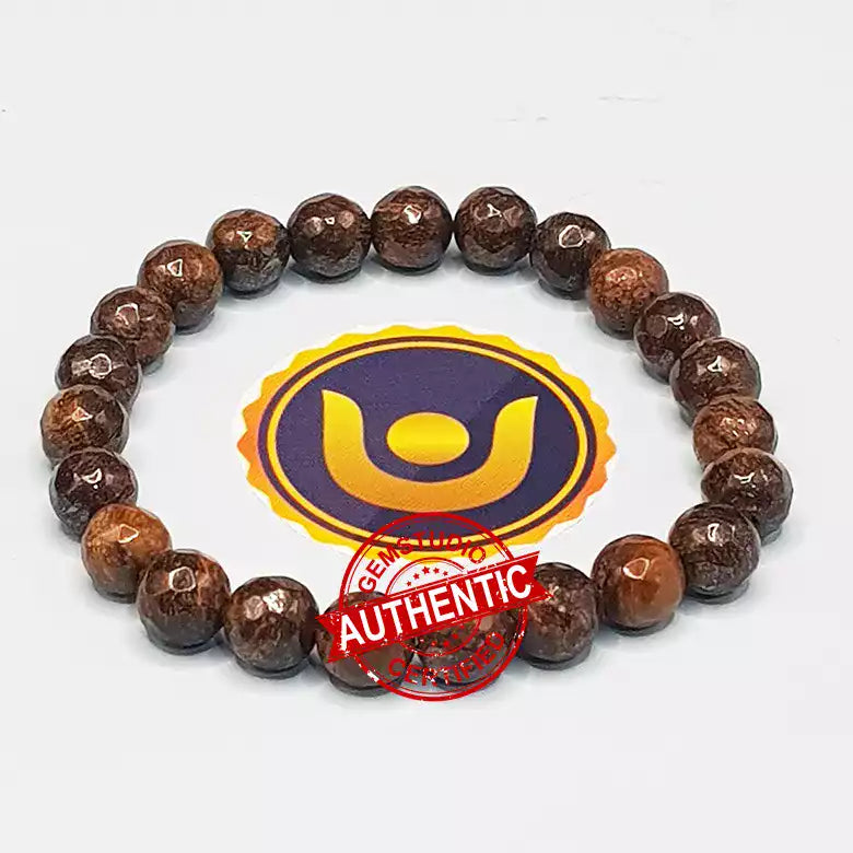 Bronzite Diamond Cut Bracelet