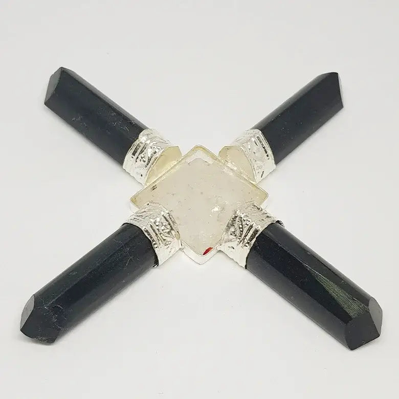 Crystal Pyramid and Black Tourmaline Pencil Energy Generator