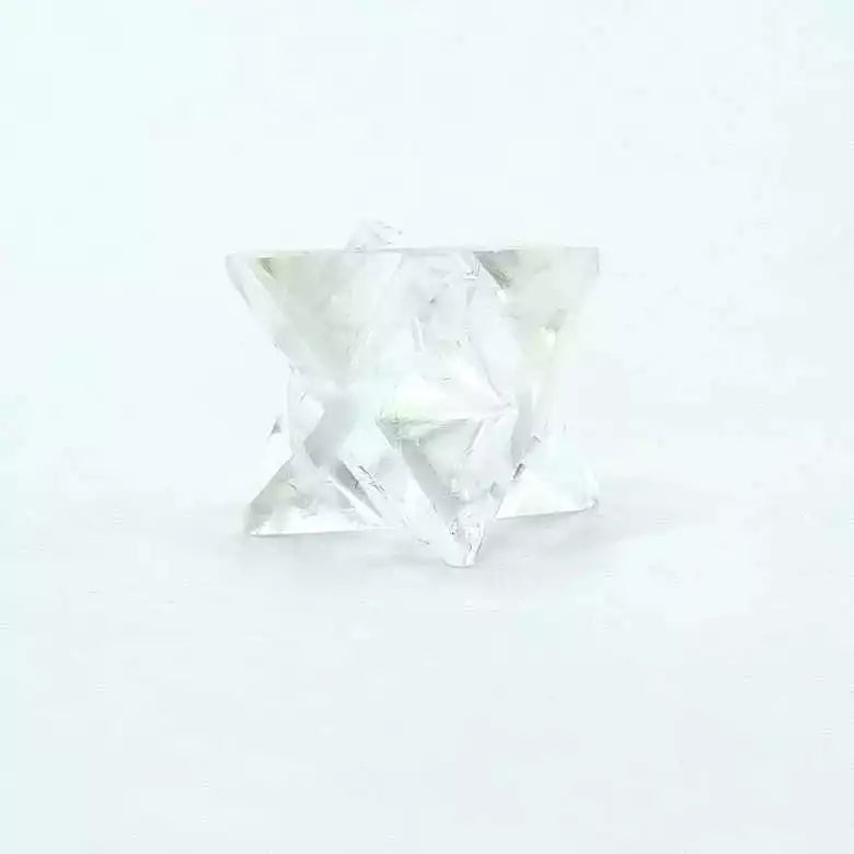 Crystal Quartz Merkaba Star