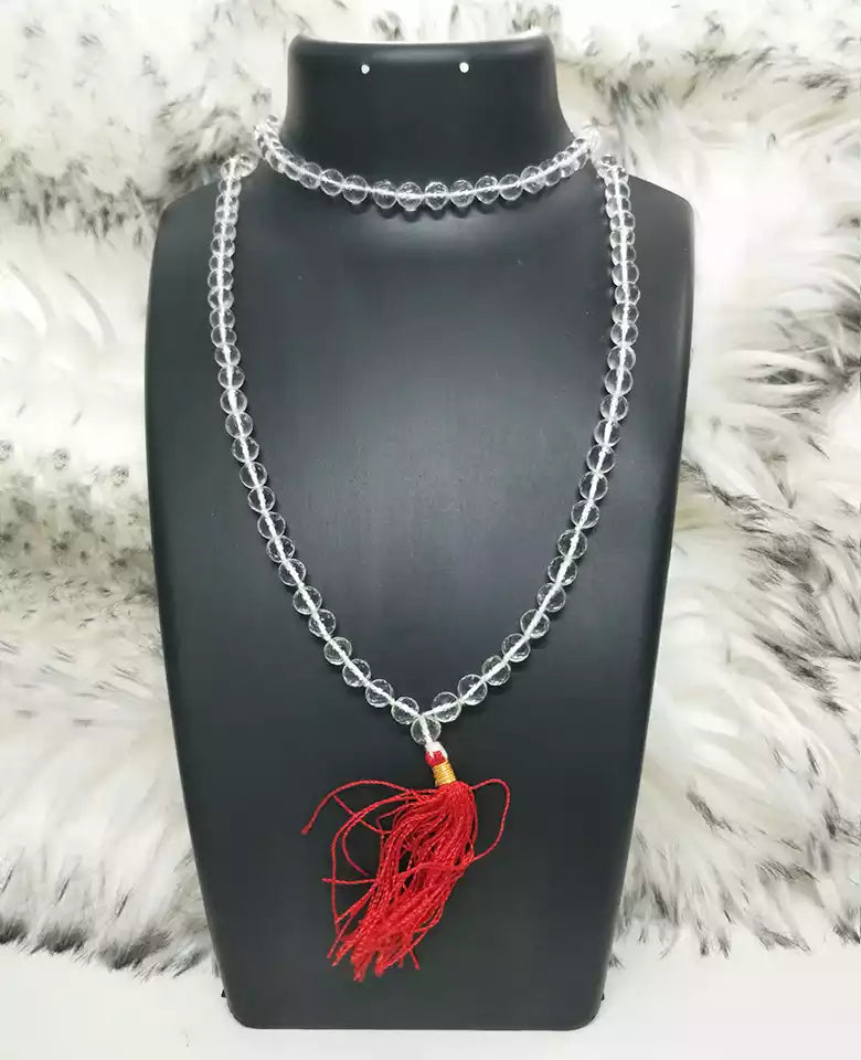 Crystal / Sphatik – Diamond Cut Mala