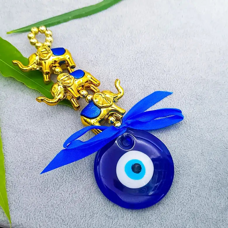 Elephant Evil Eye Hanging for Good Luck