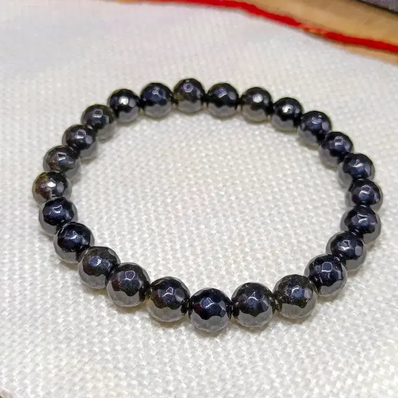 Golden Obsidian Diamond Cut Bracelet 