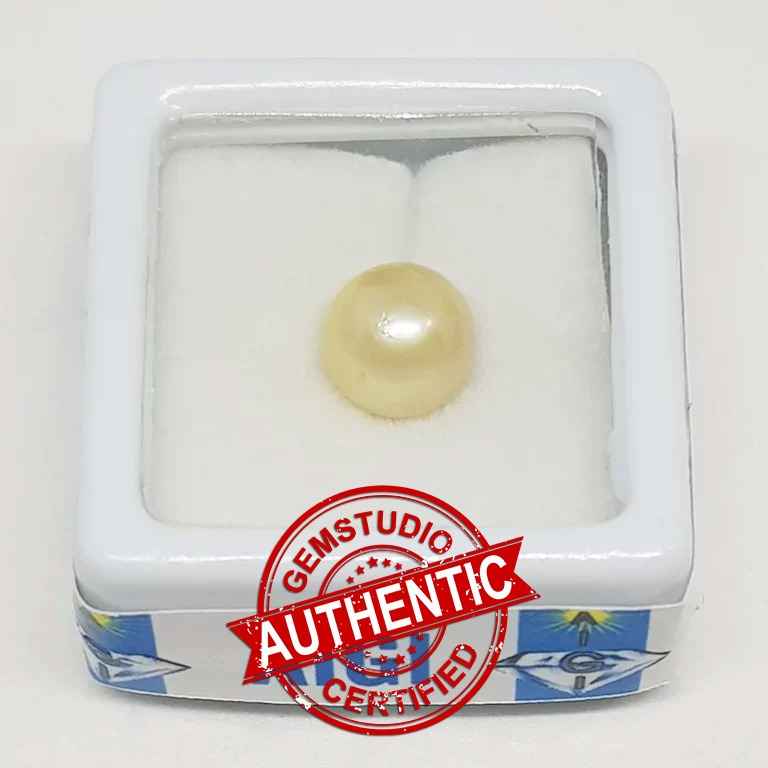 Golden Pearl Gemstone - 4.91 Carat