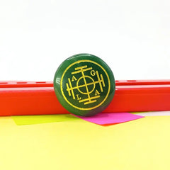 Green Aventurine Coin for Wealth and Success