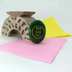 Green Aventurine Zibu Symbol Coin