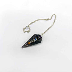 Iolite 7 Chakra Dowsing Pendulum
