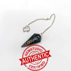 Iolite 7 Chakra Dowsing Pendulum