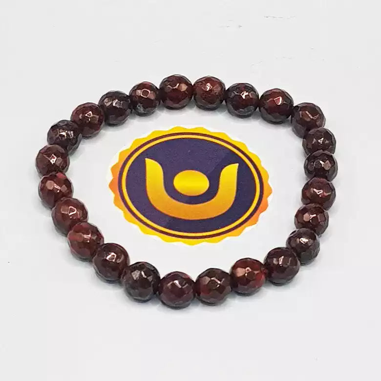Iron Tiger Eye Diamond Cut Bracelet