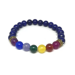 Lapis 7 Chakra Bracelet