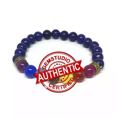 Lapis 7 Chakra Bracelet
