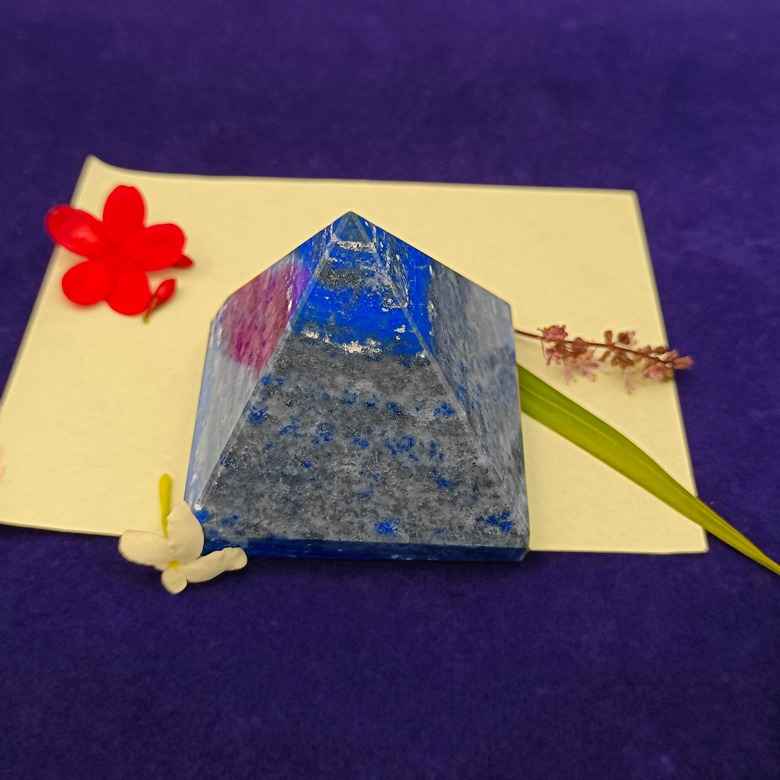 Lapis Lazuli Crystal Pyramid