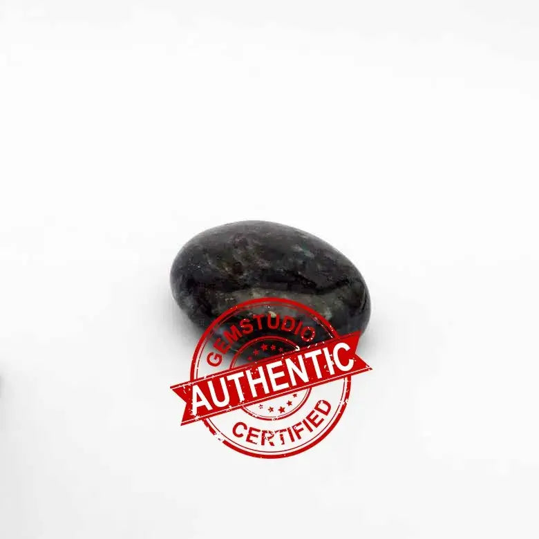 Larvikite Healing Crystal Palm Stone