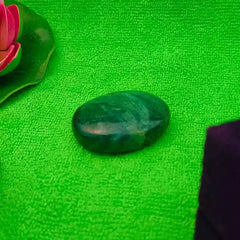 Moss Agate Healing Crystal Palm Stone