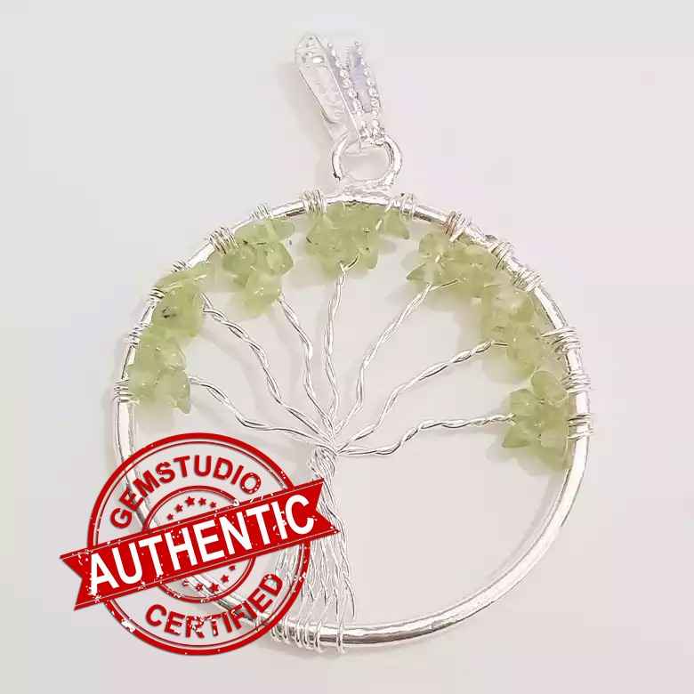 Peridot Tree of Life Pendant