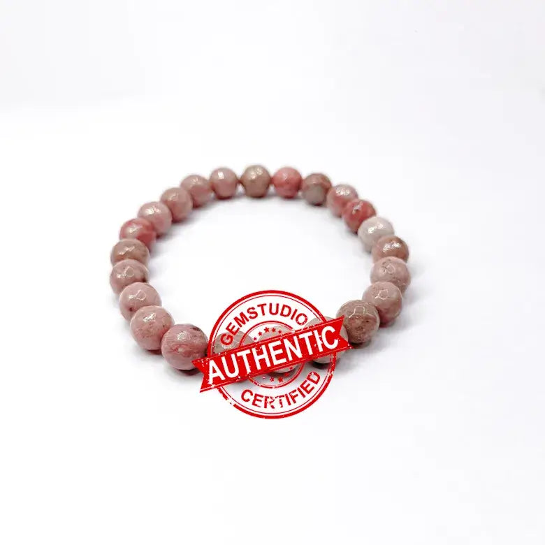 Pink Rhodonite Bracelet