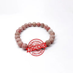 Pink Rhodonite Bracelet
