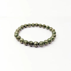 Pyrite Diamond Cut Bracelet