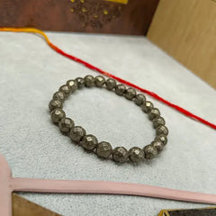 Pyrite Diamond Cut Bracelet