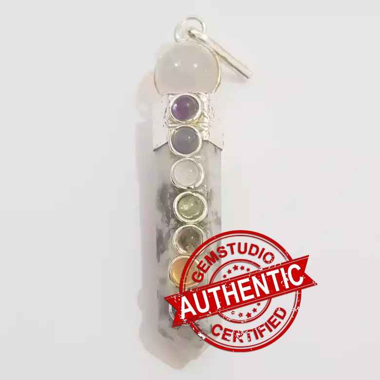 Rainbow Moon 7 Chakra Pendant