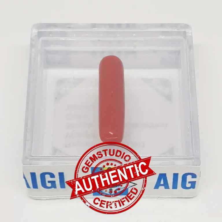 Red Coral Gemstone - 3.15 Carat