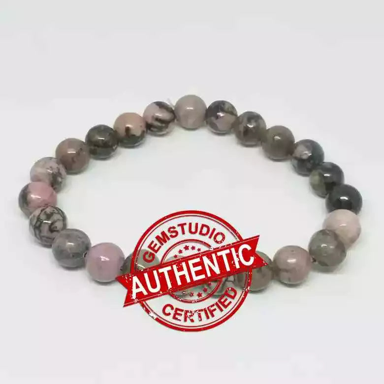 Rhodonite Crystal Bracelet