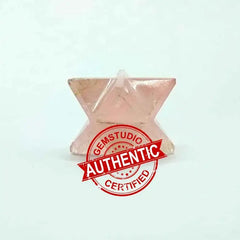 Rose Quartz Merkaba Star