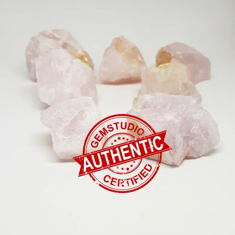 Rose Quartz Natural Rough Raw Stones