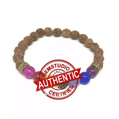 Rudraksha 7 Chakra Bracelet