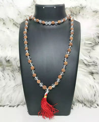 Rudraksha Crystal Mala