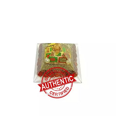 Shri Lakshmi Ganesh Pyramid Tantra with 5 Mukhi Rudraksha Beads