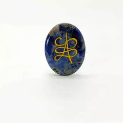 Sodalite Zibu Symbol Coin