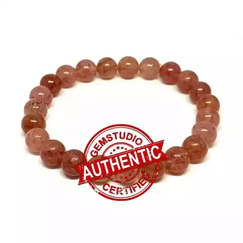 Strawberry Quartz Bracelet