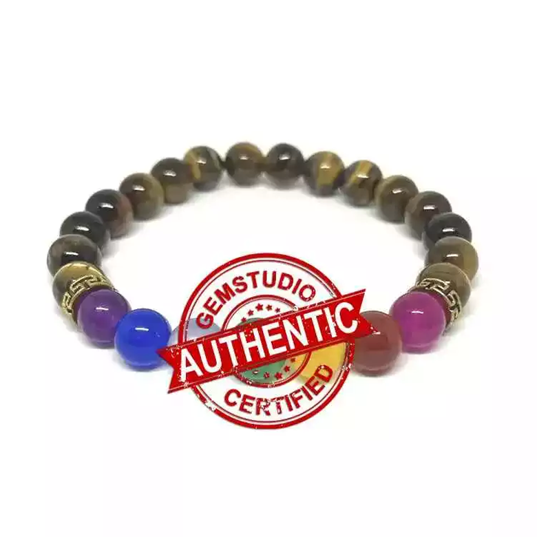Tiger 7 Chakra Bracelet